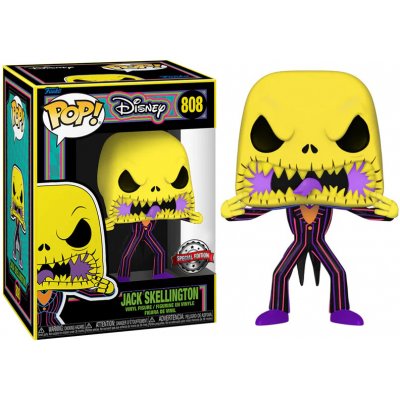 Funko Pop! Disney The Nightmare Before Christmas Scary Face Jack BlackLight limited exclusive edition – Sleviste.cz