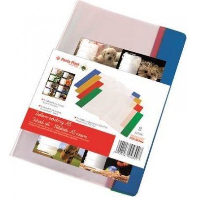 PANTA PLAST Obal na sešit a štítek 8ks A5 PVC 16 ks – Zboží Dáma