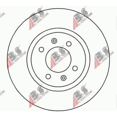 BRZDOVÝ DISK. PEUGEOT 406 95-04 1.9TD-3.0 4246L8 A.B.S. – Zboží Mobilmania