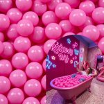 KiddyMoon Míčky do suchého bazénu růžové – Sleviste.cz