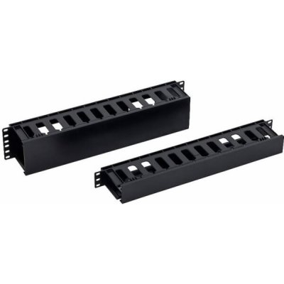 Vyvazovací panel Triton 1U 19" Vyvazovací panel, 19", 1U, plastový, RAL9005 RAB-VP-X30-A1 – Hledejceny.cz