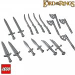 LEGO® 6411018 Zbraně / Rivendell, Lord of the Rings Stříbrná 16ks – Zbozi.Blesk.cz