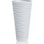 Prosperplast Květináč SAND SLIM bílý 29,6 cm – Hledejceny.cz