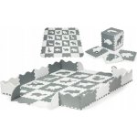Ecotoys Pěnová puzzle podložka Animals šedá 36 kusů – Zboží Dáma