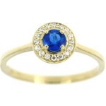 Zlatnictví U Kostela Dámský prsten s modrým kamenem 89mž – Hledejceny.cz