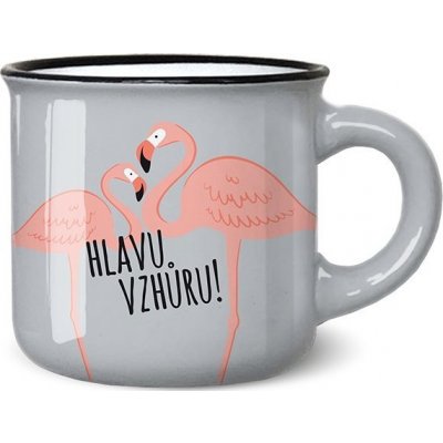 Nekupto Mini hrneček na kávu Hlavu vzhůru! 100 ml – Zboží Dáma