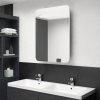 Koupelnový nábytek vidaXL LED koupelnová skřínka se zrcadlem zářivě bílá 60 x 11 x 80 cm