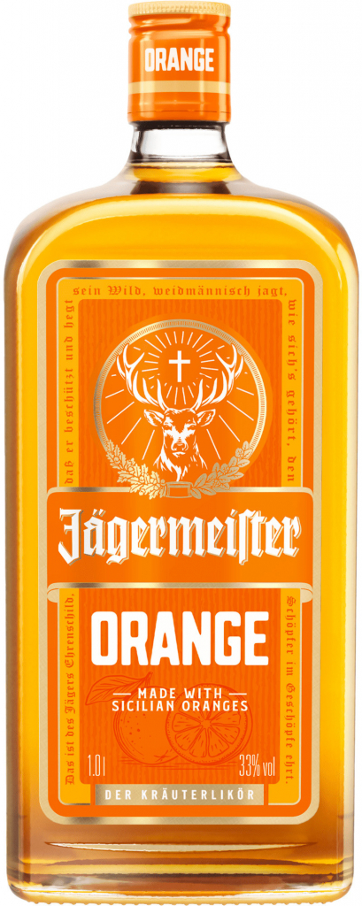 Jägermeister Orange 33% 1 l (holá láhev)