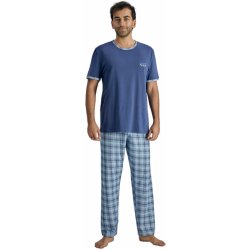 Wadima 204164 416 pánské pyžamo kr.rukáv modré