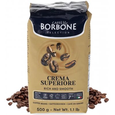 Caffe Borbone Crema Superiore zrnková 0,5 kg – Hledejceny.cz