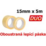 Kores Duo lepicí páska 15 mm x 5 m oboustranná – Zboží Dáma