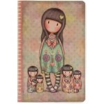 Santoro Zápisník A5 linka + čtvereček Seven Sisters – Zboží Živě