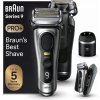 Braun Series 9 Pro+ 9577cc Wet&Dry stříbrný