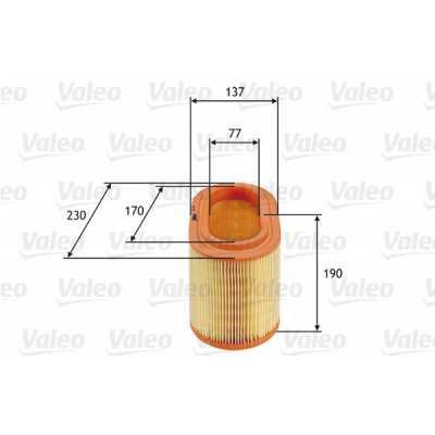 Vzduchový filtr VALEO 585690 – Hledejceny.cz