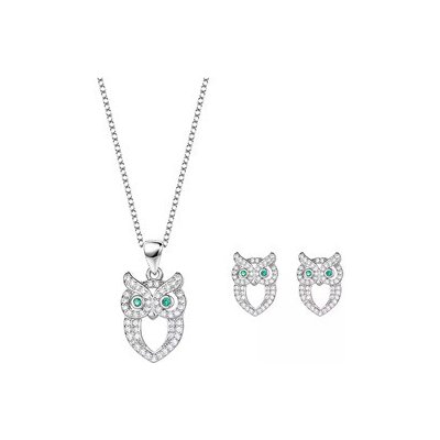 Nubis stříbrná souprava šperků sovičky NB-9032 – Sleviste.cz