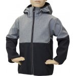 Fantom bunda softshell černo šedý melér – Zboží Mobilmania