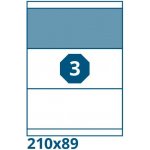 Print V0004176 bílé 210 x 89 mm 3 etikety na A4 100 listů – Hledejceny.cz