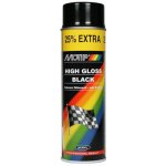 Motip High Gloss Black černý lesklý akrylový lak 500 ml – Sleviste.cz