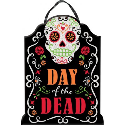 Závěsná tabule Day of the Dead plastová 40x30cm – Zboží Mobilmania