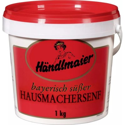 Händlmaier poctivá bavorská sladká domácí hořčice 1kg – Zboží Mobilmania