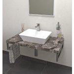 Sapho AVICE deska 100 x 50 cm šedý kámen AV1010 – Zboží Mobilmania