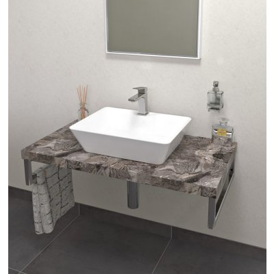 Sapho AVICE deska 100 x 50 cm šedý kámen AV1010 – Zboží Mobilmania