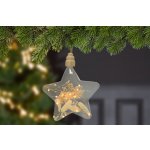 Gilde Závěsná LED hvězda Nature, 20 cm – Hledejceny.cz