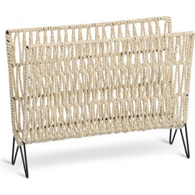 Stojan na novinz BOHO, 38 x 15 x 30 cm, ZELLER béžová – Zboží Dáma