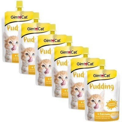 GimCat Pudding vanilkový 6 x 150 g – Zboží Mobilmania