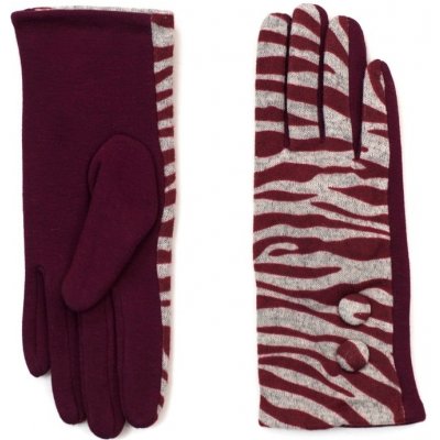 Art of Polo Zebra vlněné rukavice červené – Zboží Mobilmania