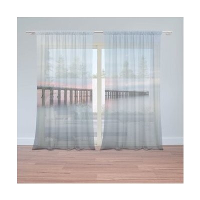 Sablio Záclony Molo s červánky: 2ks 150x250cm – Hledejceny.cz