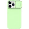 Pouzdro a kryt na mobilní telefon Apple NILLKIN CamShield Apple iPhone 15 Pro Max - krytka fotoaparátu - silikonový - zelené