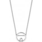Esprit Stříbrný náhrdelník kruh se zirkonem ESNL00741140