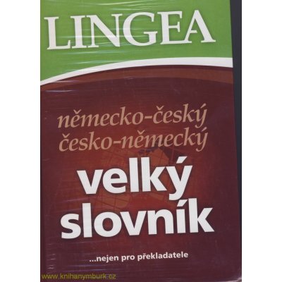 Německo-český česko-německý velký slovník - ...nejen pro překladatele – Hledejceny.cz