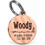 u Psíka Kulatá psí známka grafika Thor 25*30mm Stříbrná – Hledejceny.cz