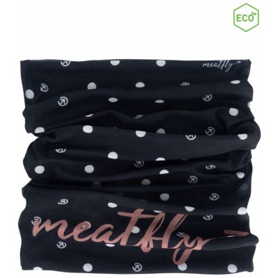 Meatfly šátek Cody Dots black černá – Zboží Dáma