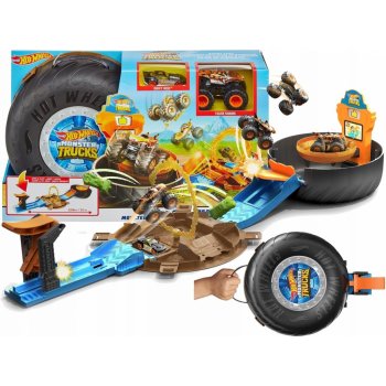 Hot Wheels Monster trucks kaskadérské kousky herní set