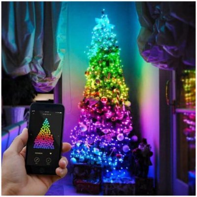TWINKLY Strings 600 TWS600STP-BEU Chytrá osvětlení vánočního stromku 600 LED RGB 48 m – Hledejceny.cz