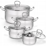 Konighoffer Sada hrnců Ariane nerezová ocel 8 ks – Zboží Mobilmania