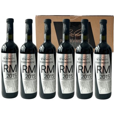 Pechor Rulandské Modré Pinot Noir 2015 výběr z bobulí 14,3% 6 x 0,75 l (holá láhev) – Hledejceny.cz