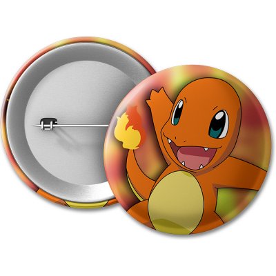Pokémon placka Charmander 50 mm – Zboží Mobilmania