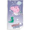 Ručník Carbotex DĚTSKÝ BAVLNĚNÝ RUČNÍK PEPPA PIG 70 x 140 cm VZOROVANÝ