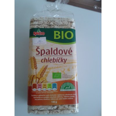 Racio Chlebíčky špaldové BIO 140 g – Zboží Mobilmania