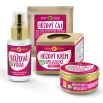 Purity Vision Růžová sada růžový krém omlazující 40 ml + růžový krém univerzální 70 ml + růžová voda 50 ml + růžový čaj 10 g dárková sada – Sleviste.cz