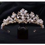 B-Top slavnostní korunka Tiára do vlasů Princess Crystal zlatá – Zboží Dáma B-Top slavnostní korunka Tiára do vlasů Princess Crystal zlatá – Zboží Dáma