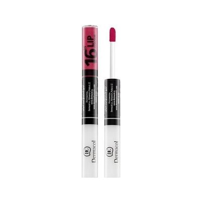 Dermacol 16H Lip Colour dlouhotrvající dvoufázová barva a lesk na rty No. 21 7,1 ml – Zbozi.Blesk.cz