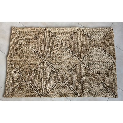 Přírodní rohož ze čtverců – Zboží Dáma