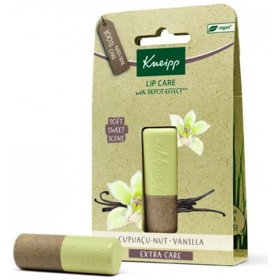 Kneipp Lip Care Cupuacu-Nut Vanilla balzám pro citlivou pokožku rtů 4,7 g – Hledejceny.cz