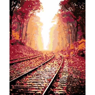 Malování podle čísel KOLEJE PŘES MOST – Hledejceny.cz