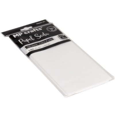 Hedvábný balicí papír 500 x 660 mm, bílý, 10 archů – Zboží Mobilmania